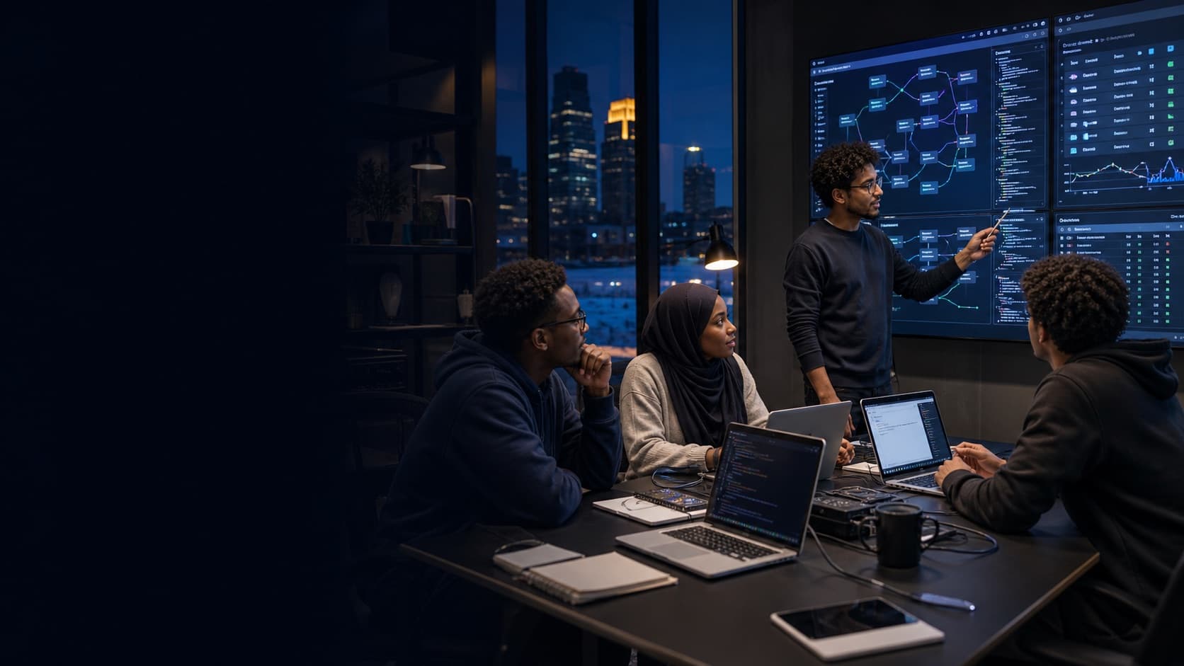 A Minnesota team collaborating on an AI product